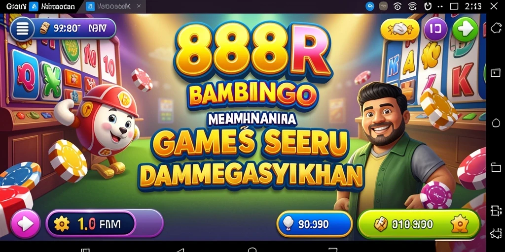 Tampilan gameplay Bingo yang menarik di 888R.
