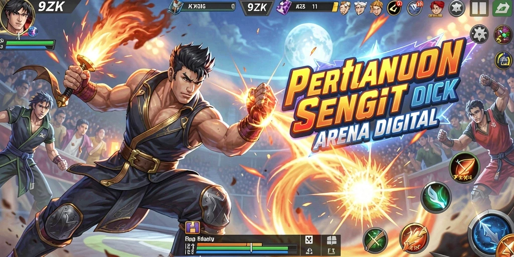 Gameplay dinamis dan pertarungan seru dari 9ZK.