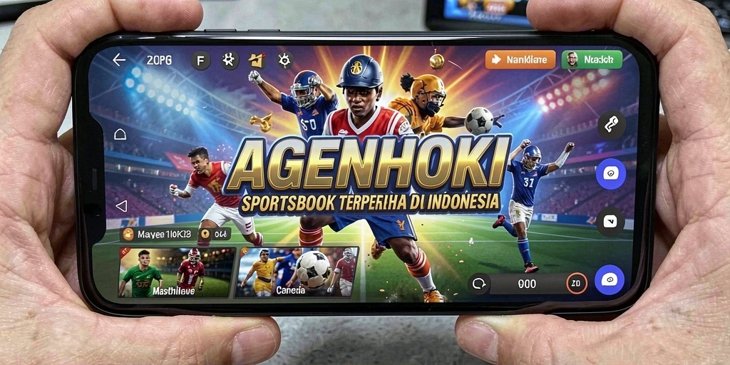 Tampilan gameplay menarik dari aplikasi Sportsbook AGENHOKI.