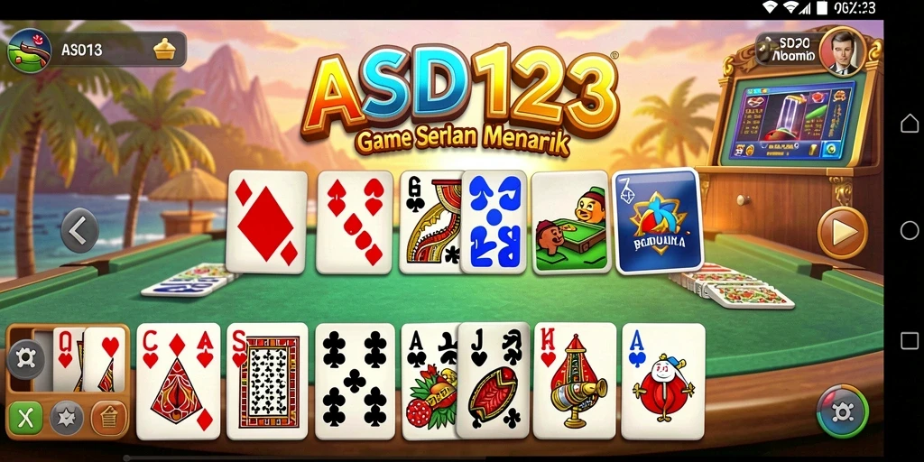 Gameplay seru dari ASD123 dengan tampilan menarik.