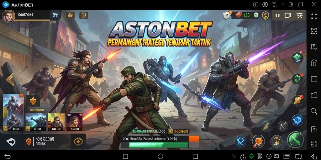 Tangkapan layar utama ASTONBET menampilkan aksi gameplay strategi yang mendebarkan.