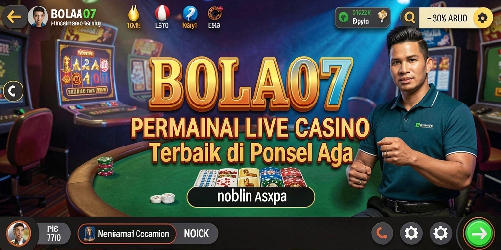 Tampilan gameplay BOLA07 yang menarik dan interaktif di Live Casino.
