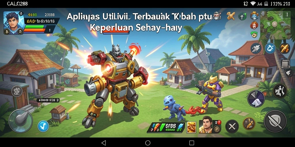 Tampilan antarmuka CALO288 yang intuitif untuk kemudahan penggunaan.