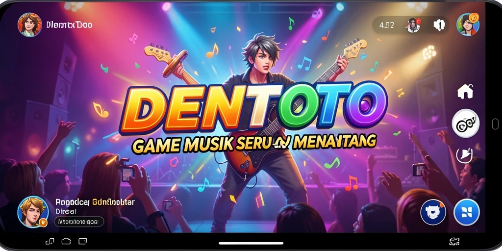 Tampilan menarik dari gameplay DENTOTO yang menantang dan menyenangkan.