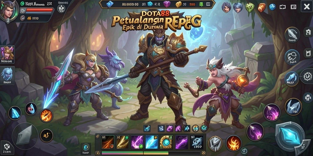 Gameplay DOTA88 yang epik dengan berbagai petualangan RPG.