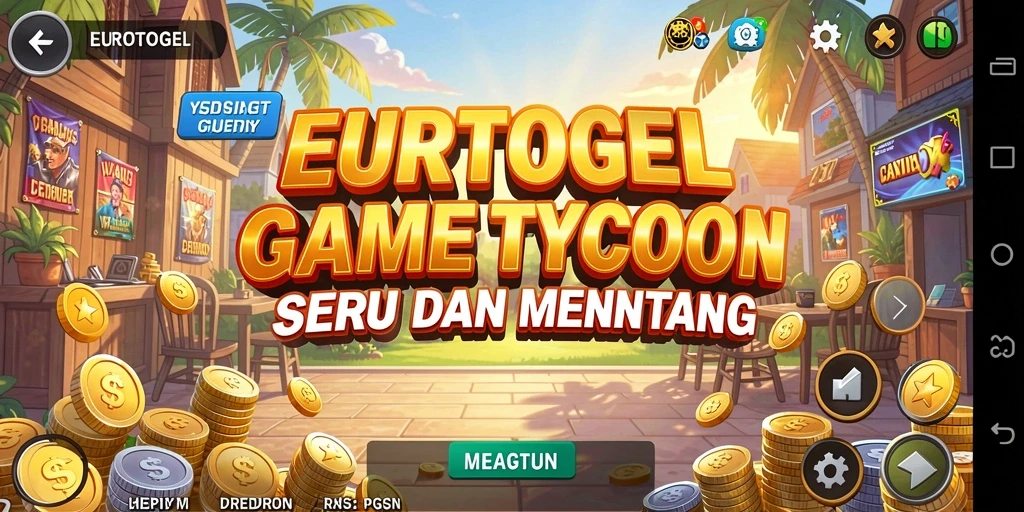 Screenshot gameplay EUROTOGEL dengan elemen Tycoon yang menarik.