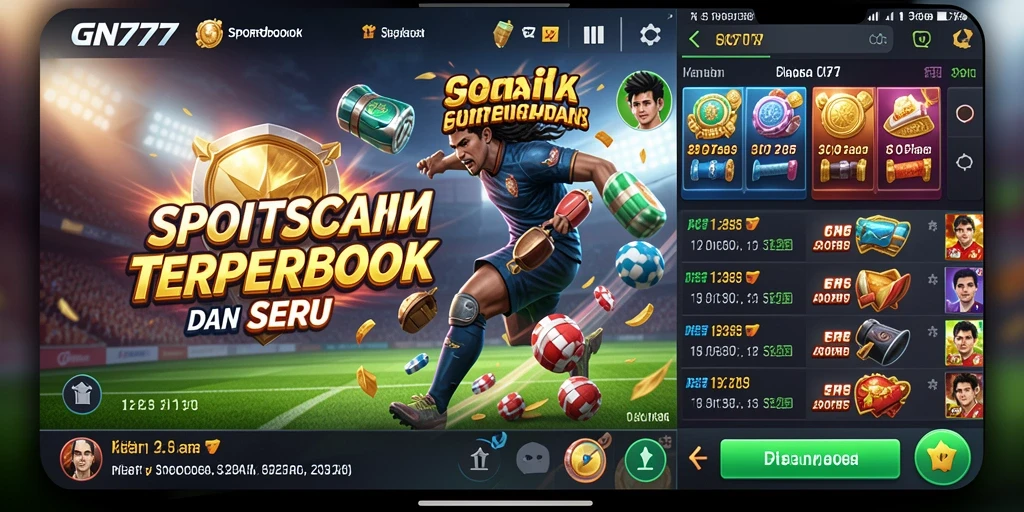Screenshot gameplay GN777 menampilkan aksi taruhan langsung yang menarik.