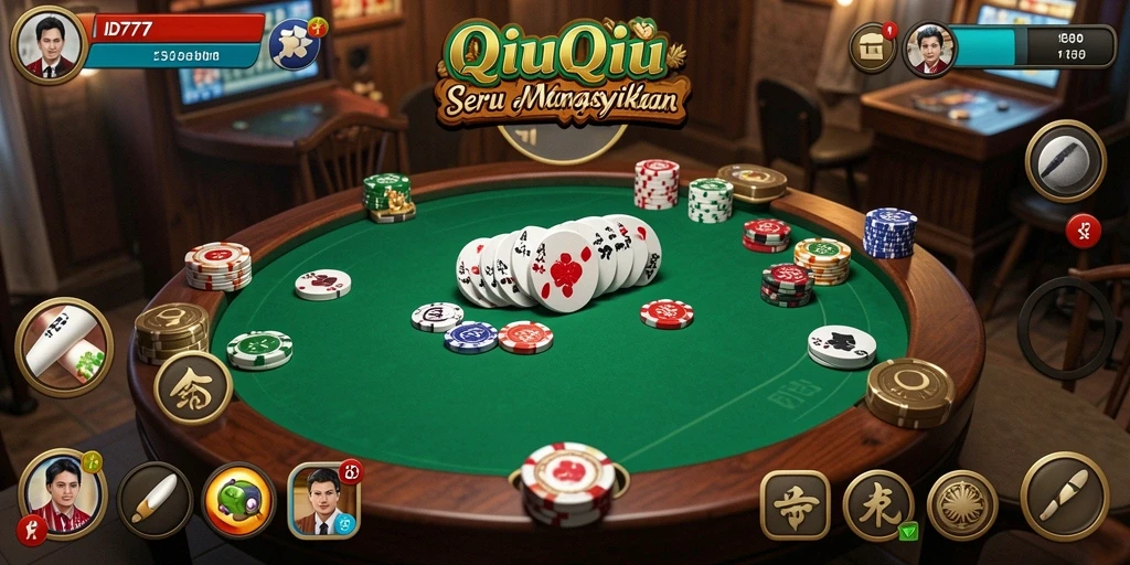 Tampilan gameplay QiuQiu yang menarik di ID777.