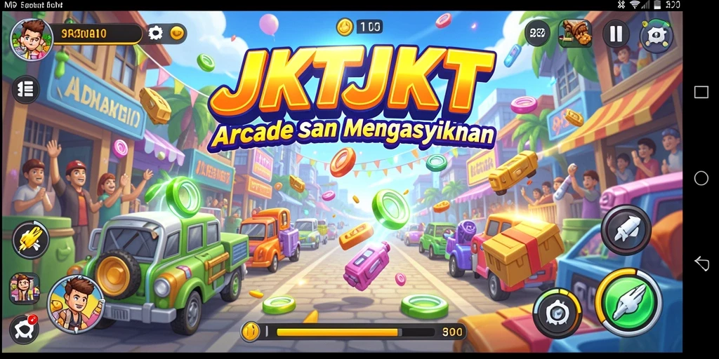 Gameplay JKTJKT yang menegangkan dan seru dalam setiap level.