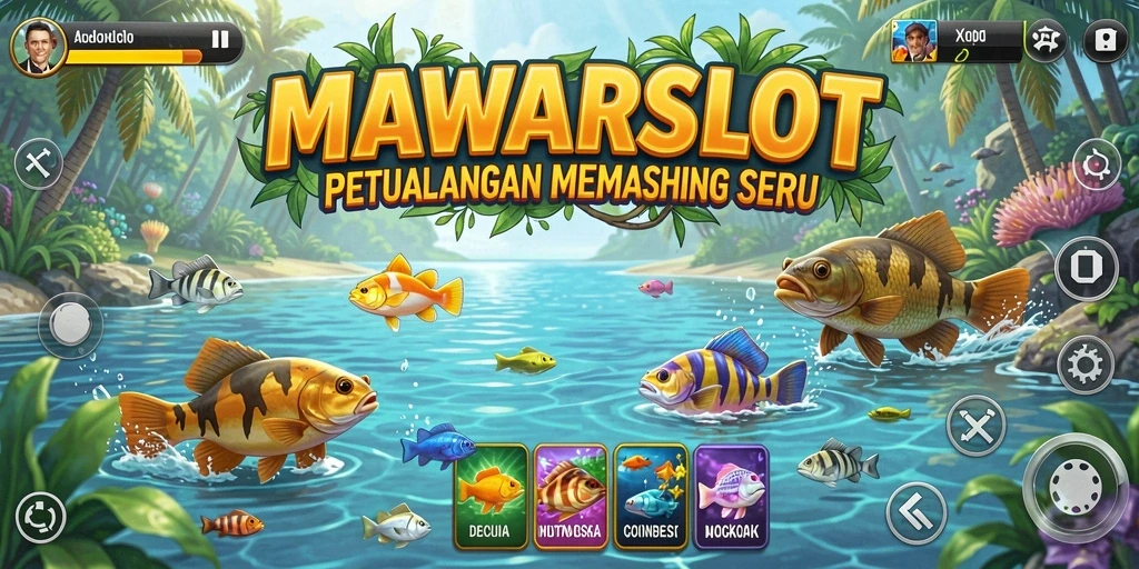 Tampilan gameplay seru dalam game Fishing MAWARSLOT.