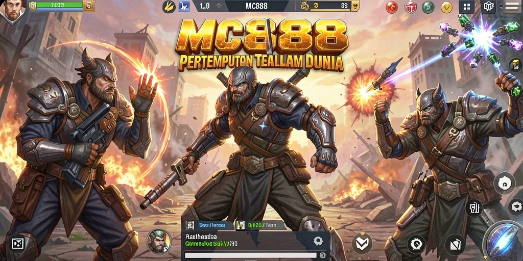 Tampilan gameplay seru di medan perang Battle Royale.