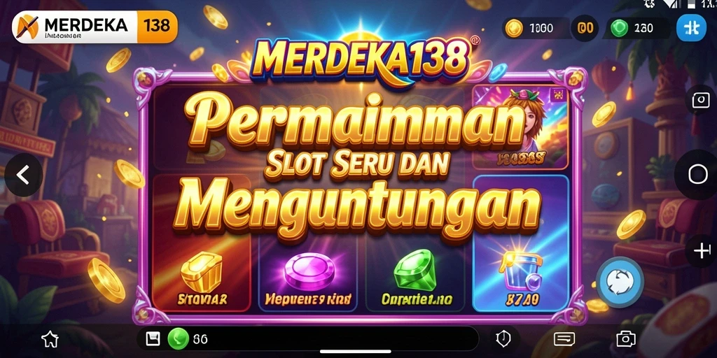 Tampilan gameplay slot MERDEKA138 yang menarik dan mengasyikkan.