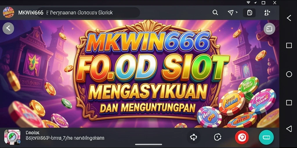 Screenshot gameplay MKWIN666 yang menampilkan keseruan permainan Slot.
