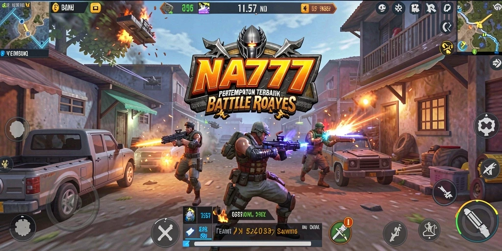 Gameplay NA777 yang seru dalam mode Battle Royale.