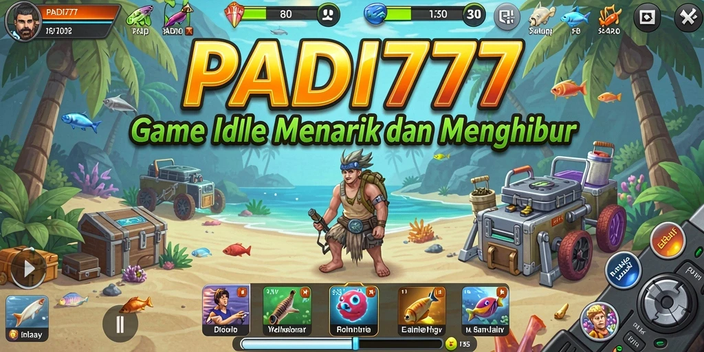 Tangkapan layar utama PADI777 yang menunjukkan aksi gameplay Idle.