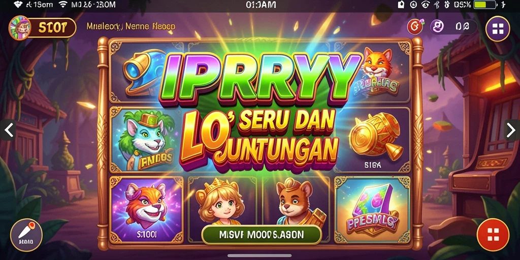 Tampilan gameplay Slot PPRRYY yang menarik dan seru.