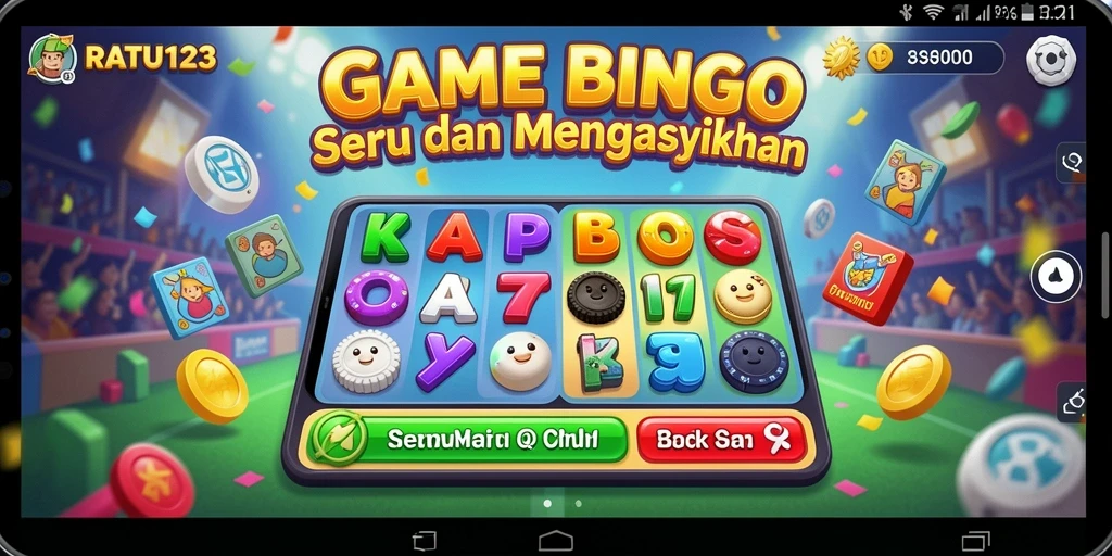 Tampilan gameplay Bingo yang menarik di RATU123.