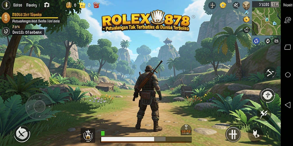 Tampilan gameplay menakjubkan dari dunia terbuka ROLEX878.