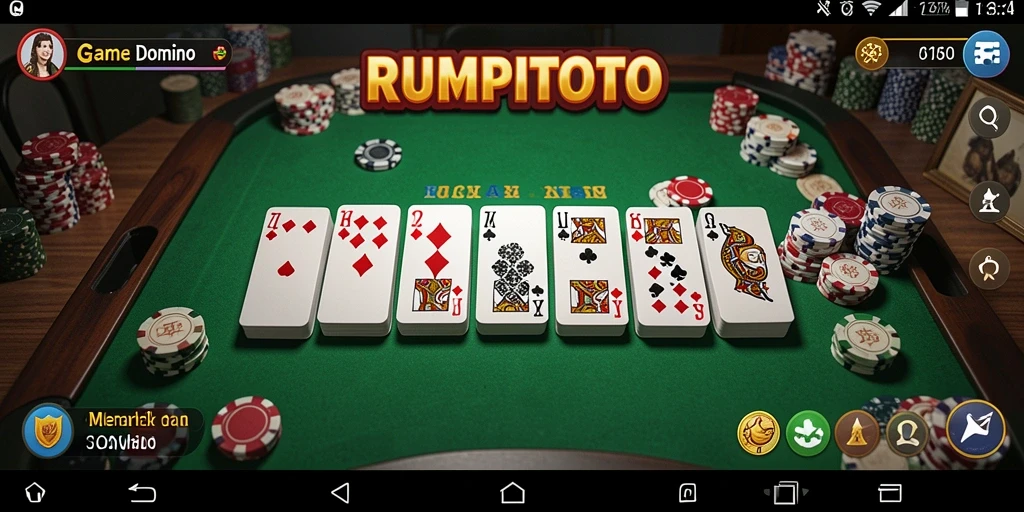 Gameplay seru dalam RUMPITOTO dengan teman-teman.