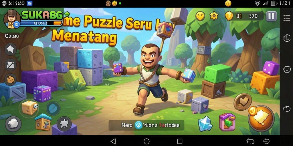 Gameplay menyenangkan dan menantang dalam SUKA86.