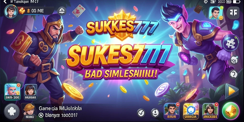 Tampilan gameplay SUKSES777 yang menarik dan interaktif.