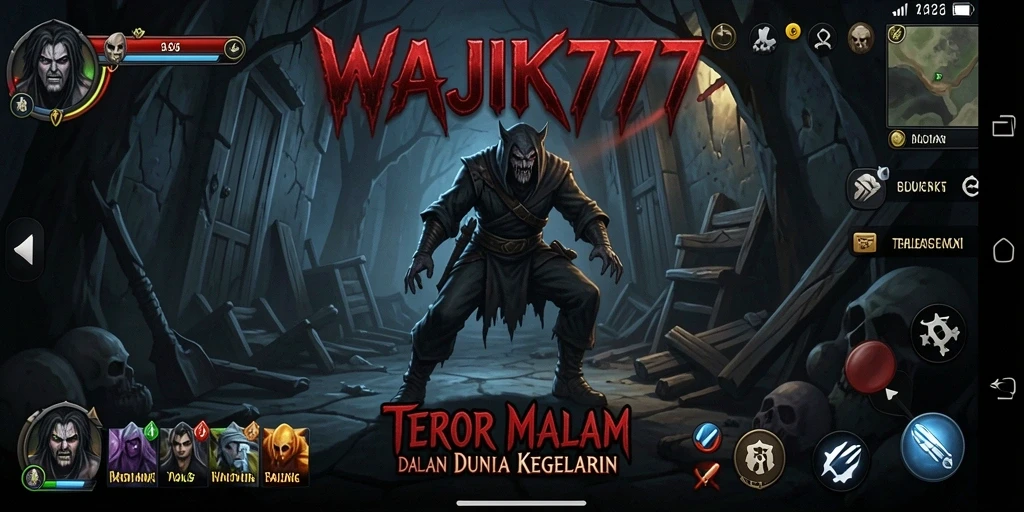 Screenshot menampilkan gameplay menegangkan di dalam kegelapan.